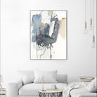 Indigo Splatter I by Victoria Barnes on GIANT ART - gold abstract abstract