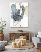 Indigo Splatter I by Victoria Barnes on GIANT ART - gold abstract abstract