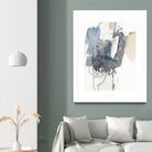 Indigo Splatter I by Victoria Barnes on GIANT ART - gold abstract abstract