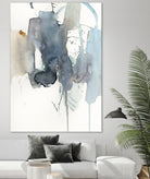 Indigo Splatter II by Victoria Barnes on GIANT ART - gold abstract abstract