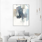 Indigo Splatter II by Victoria Barnes on GIANT ART - gold abstract abstract