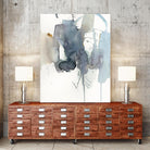 Indigo Splatter II by Victoria Barnes on GIANT ART - gold abstract abstract