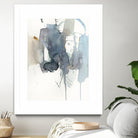 Indigo Splatter II by Victoria Barnes on GIANT ART - gold abstract abstract