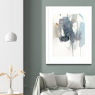 Indigo Splatter II by Victoria Barnes on GIANT ART - gold abstract abstract