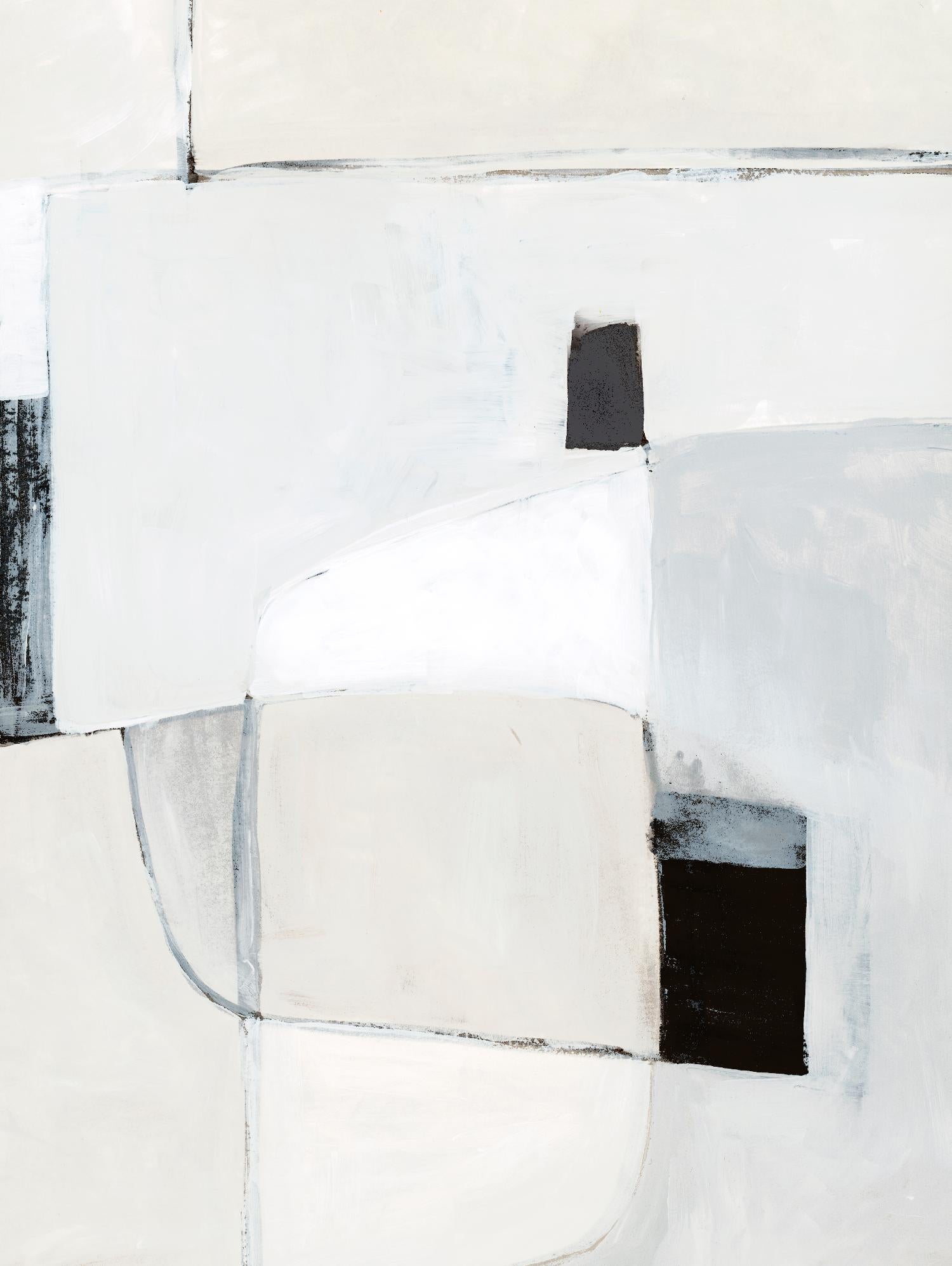 Soft Spoken II par Victoria Barnes sur GIANT ART - abstrait blanc 