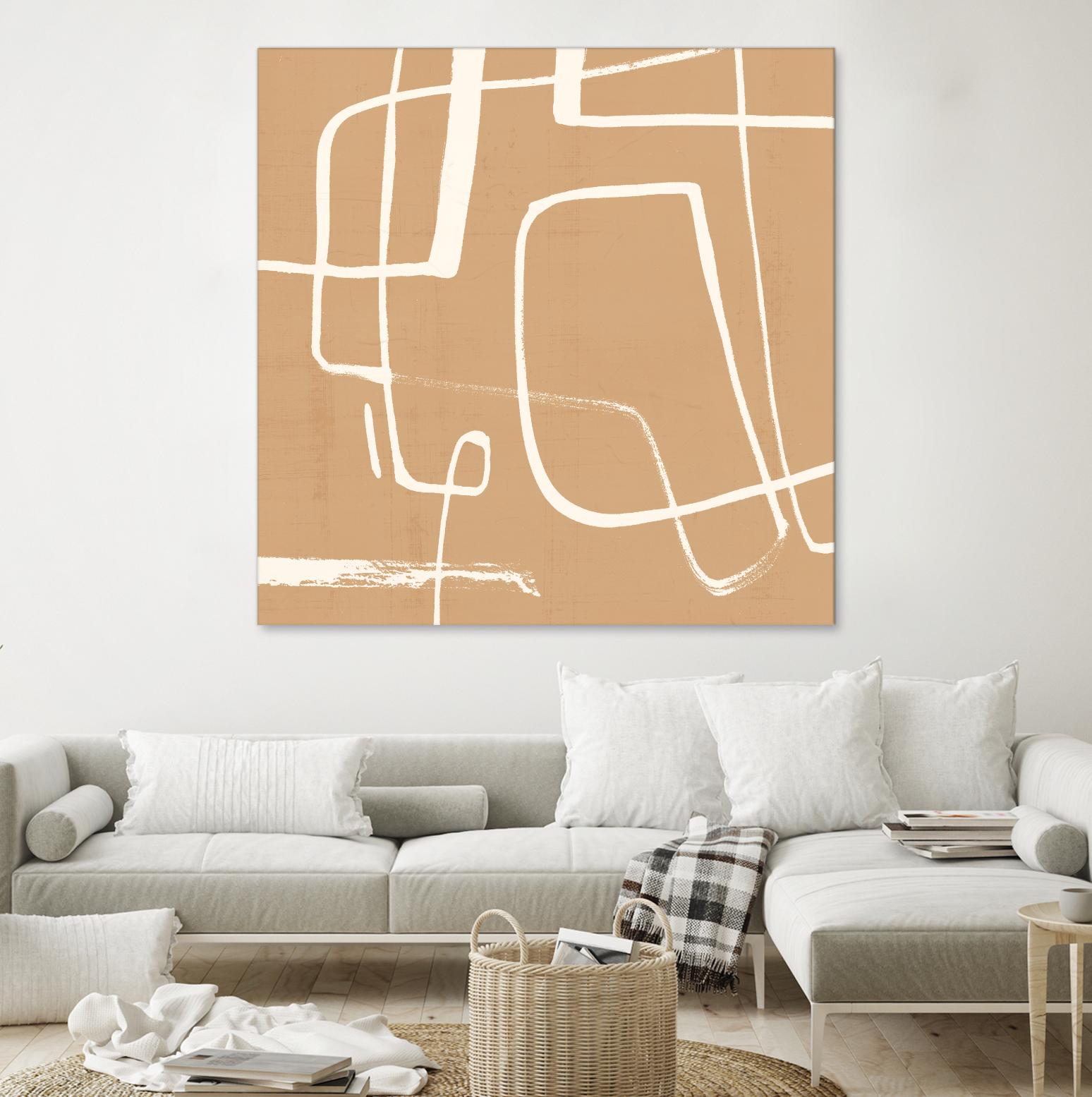 Wayfinder II by Victoria Barnes on GIANT ART - beige abstract abstract