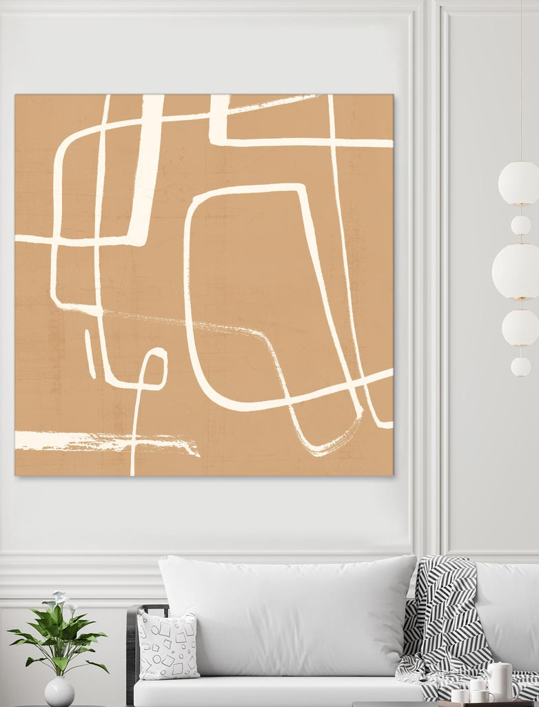 Wayfinder II by Victoria Barnes on GIANT ART - beige abstract abstract