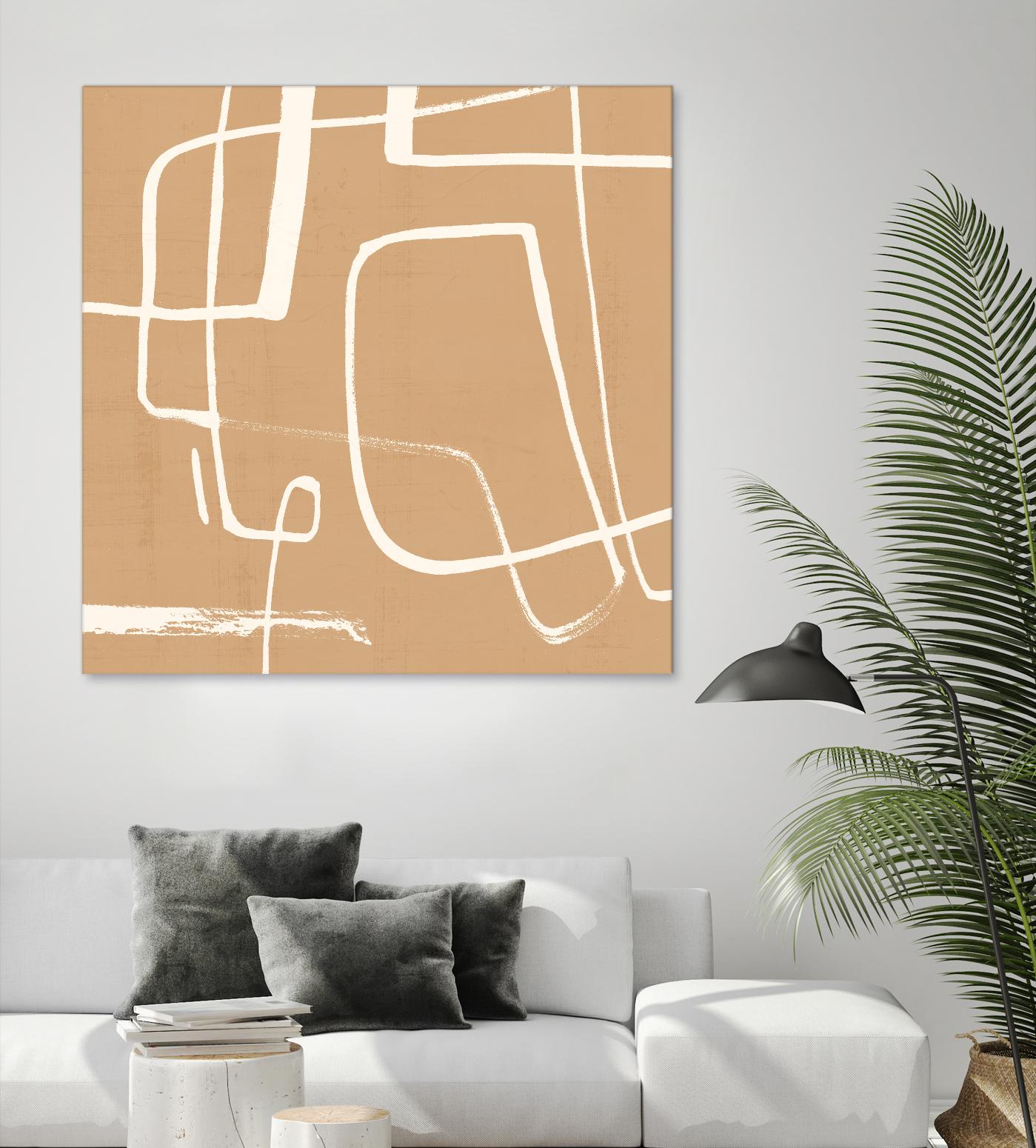 Wayfinder II by Victoria Barnes on GIANT ART - beige abstract abstract