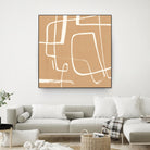 Wayfinder II by Victoria Barnes on GIANT ART - beige abstract abstract