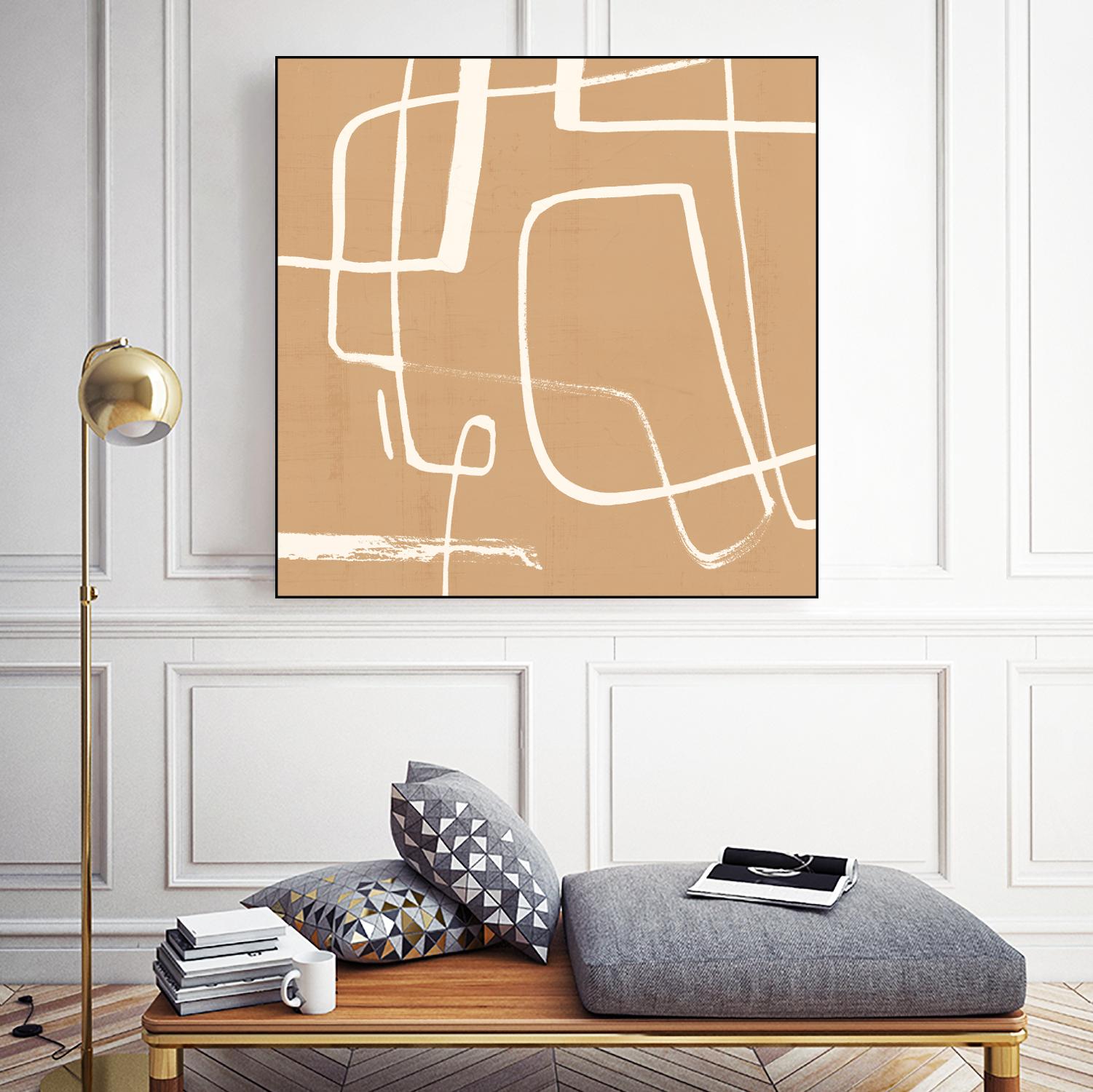 Wayfinder II by Victoria Barnes on GIANT ART - beige abstract abstract