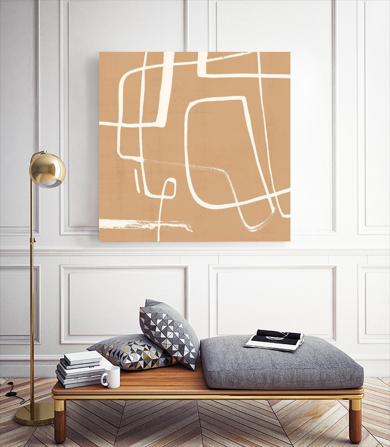 Wayfinder II by Victoria Barnes on GIANT ART - beige abstract abstract