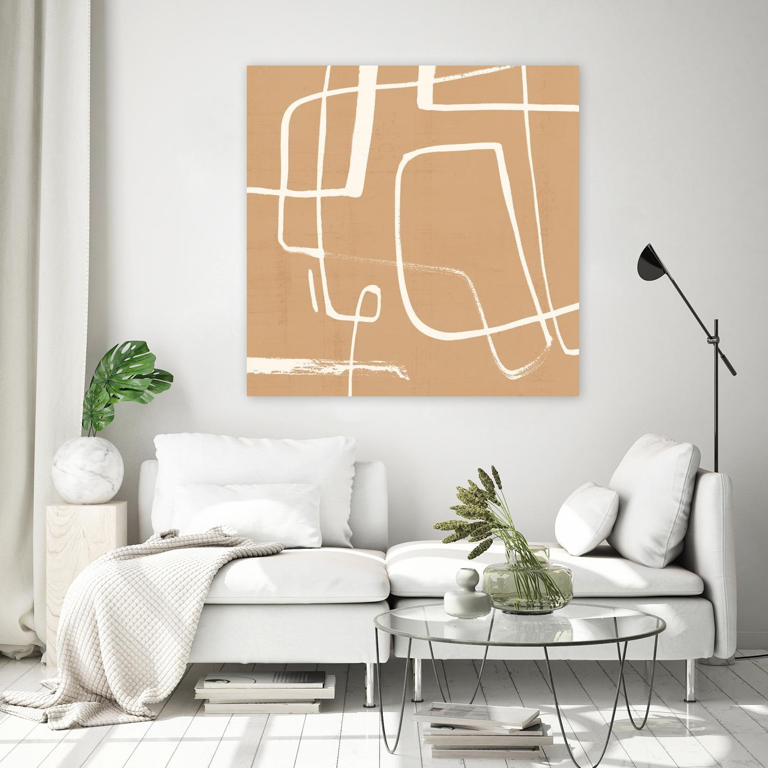 Wayfinder II by Victoria Barnes on GIANT ART - beige abstract abstract