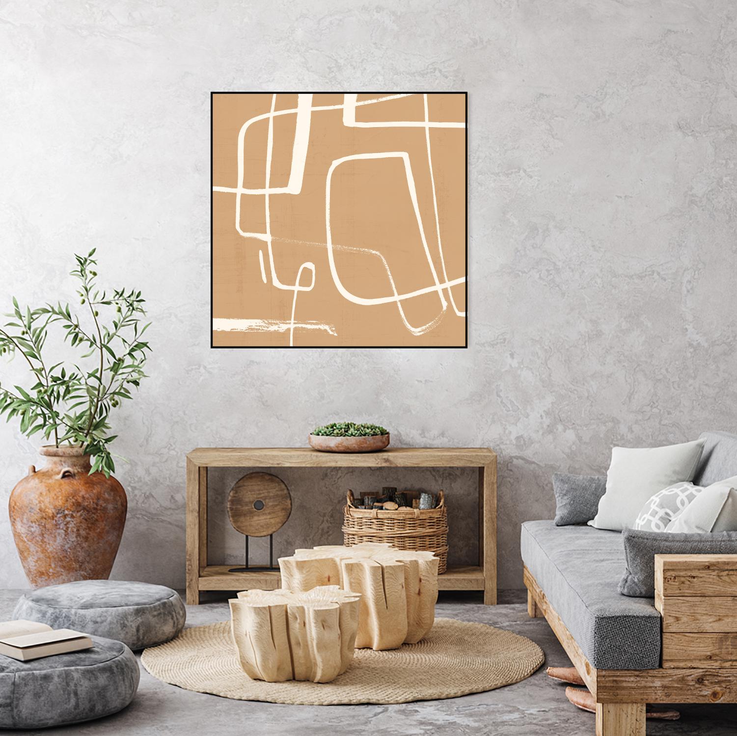 Wayfinder II by Victoria Barnes on GIANT ART - beige abstract abstract