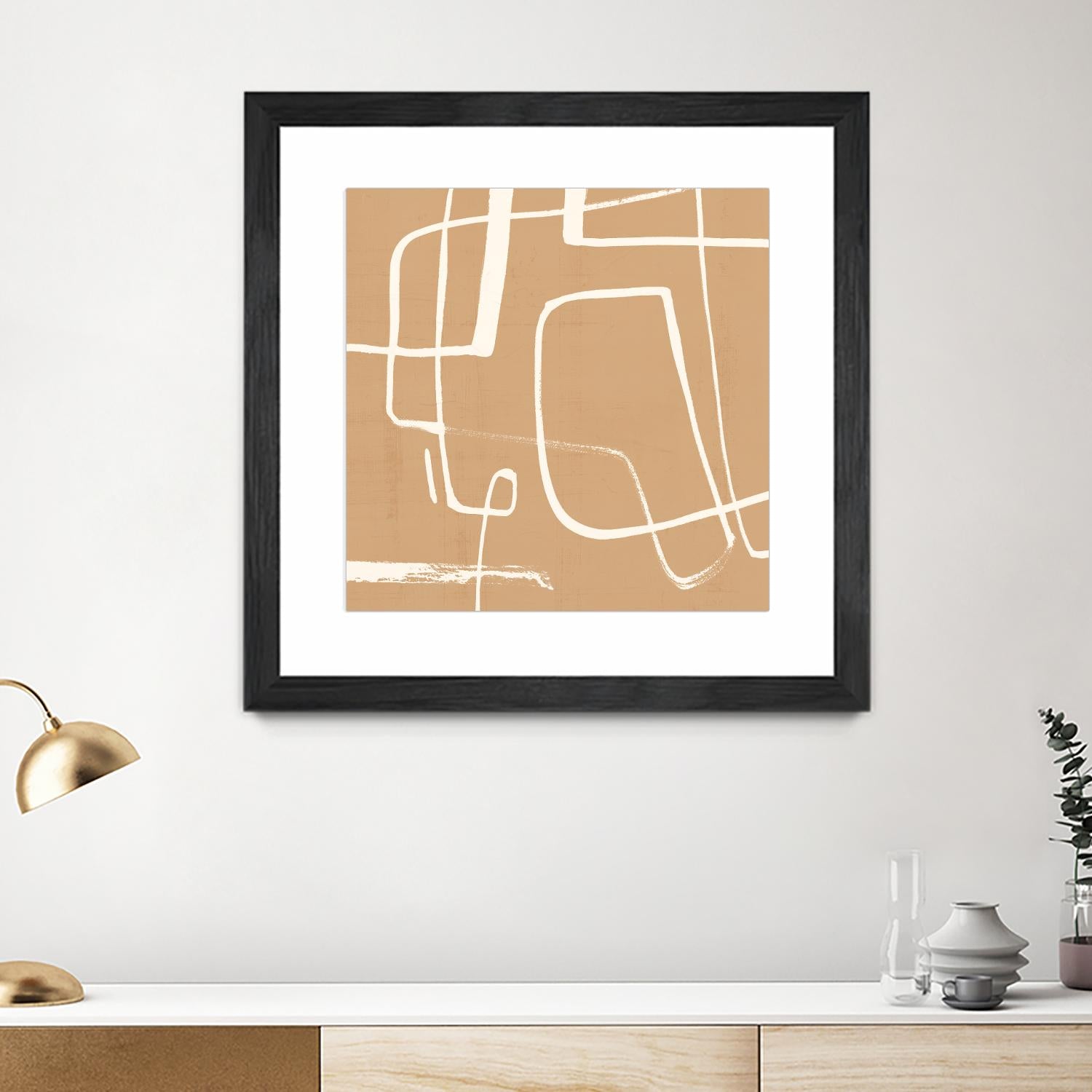 Wayfinder II by Victoria Barnes on GIANT ART - beige abstract abstract