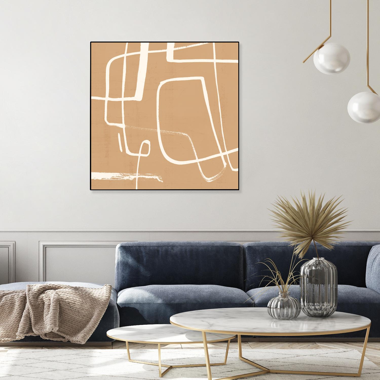 Wayfinder II by Victoria Barnes on GIANT ART - beige abstract abstract