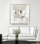 Neutral Brushstrokes I by Victoria Barnes on GIANT ART - beige abstract abstract