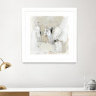 Neutral Brushstrokes I by Victoria Barnes on GIANT ART - beige abstract abstract