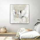 Neutral Brushstrokes I by Victoria Barnes on GIANT ART - beige abstract abstract