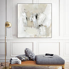 Neutral Brushstrokes I by Victoria Barnes on GIANT ART - beige abstract abstract