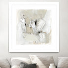 Neutral Brushstrokes I by Victoria Barnes on GIANT ART - beige abstract abstract