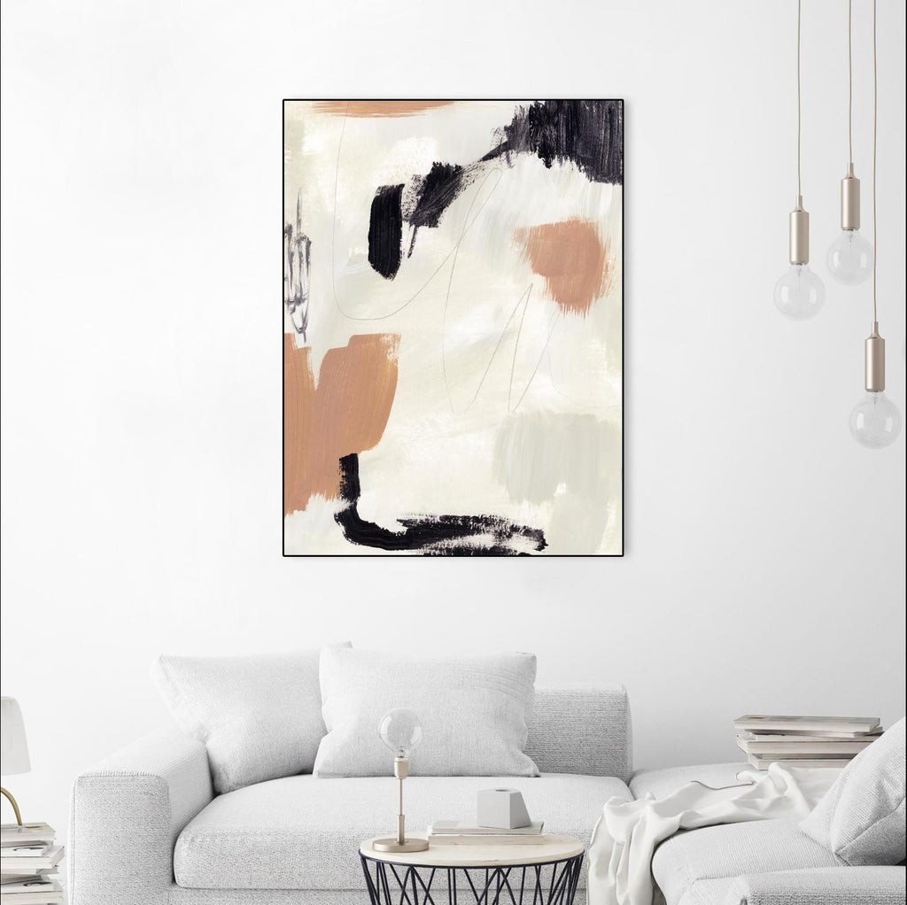 Dialogue II by Victoria Barnes on GIANT ART - grey  abstract abstract