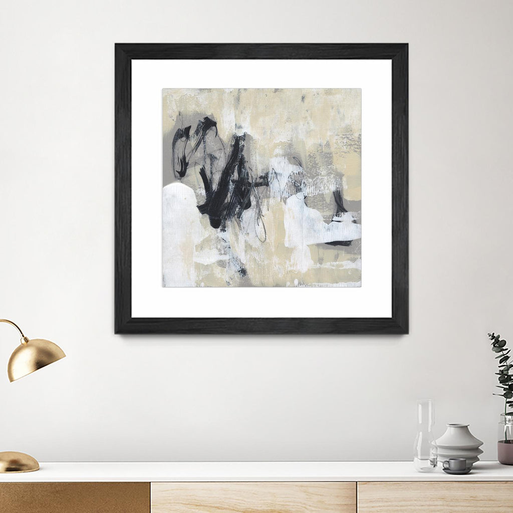 Neutral Exercise I by Jennifer Goldberger on GIANT ART - white abstract abstract 