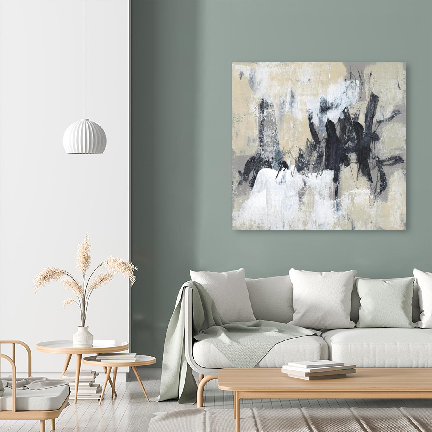 Neutral Exercise II by Jennifer Goldberger on GIANT ART - beige abstract abstract