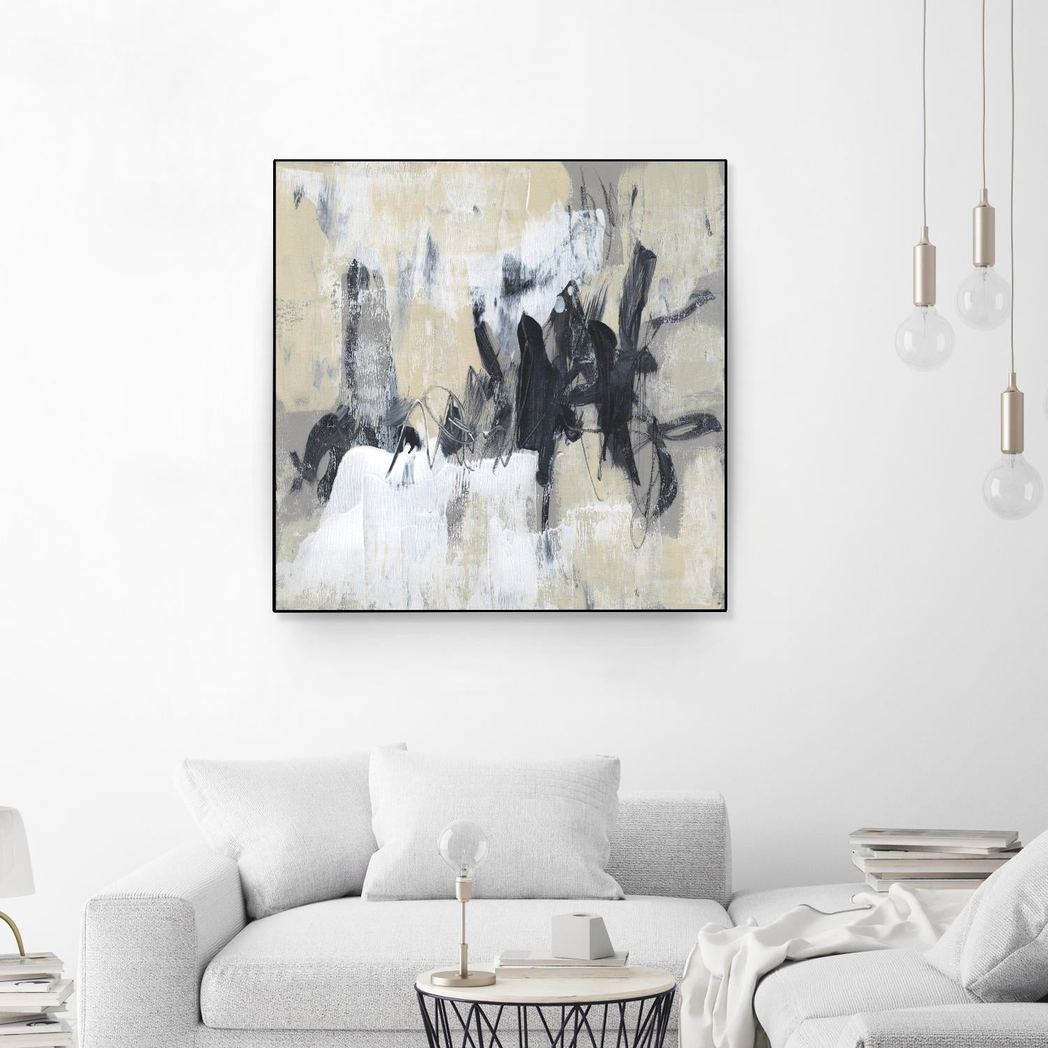Neutral Exercise II by Jennifer Goldberger on GIANT ART - beige abstract abstract