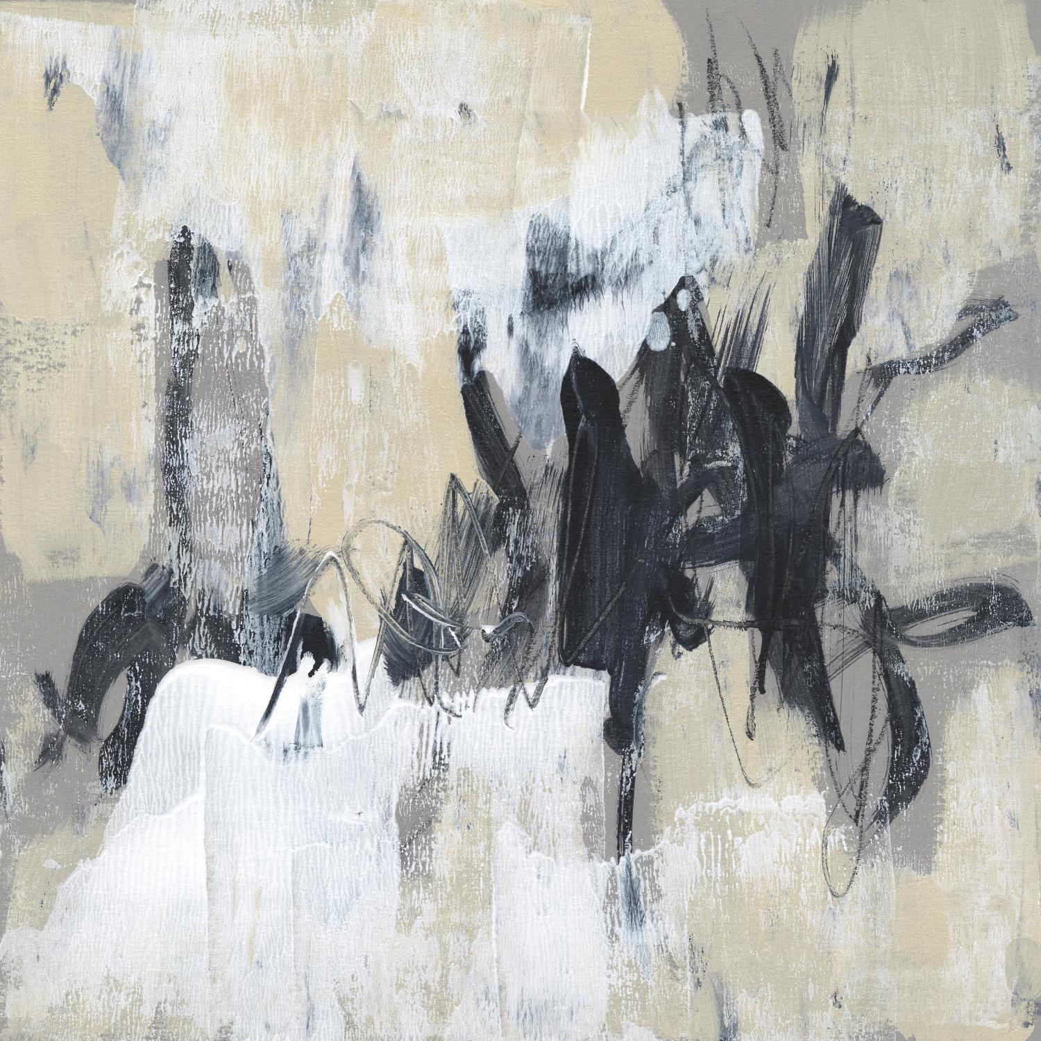 Neutral Exercise II by Jennifer Goldberger on GIANT ART - beige abstract abstract