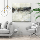 Neutral Horizon Line I by Jennifer Goldberger on GIANT ART - beige abstract abstract