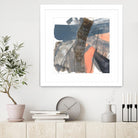 Neutrals & Coral II by Jennifer Goldberger on GIANT ART - grey  abstract abstract 