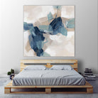 Blues Chorus I by June Vess on GIANT ART - beige abstract abstract