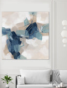 Blues Chorus I by June Vess on GIANT ART - beige abstract abstract