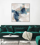 Blues Chorus I by June Vess on GIANT ART - beige abstract abstract