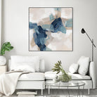 Blues Chorus I by June Vess on GIANT ART - beige abstract abstract
