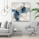 Blues Chorus I by June Vess on GIANT ART - beige abstract abstract