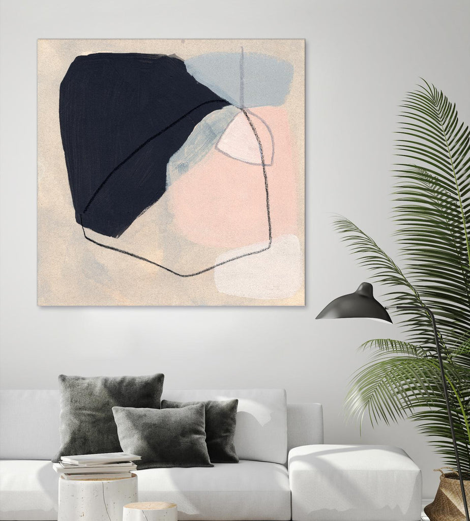 Keystone I by June Vess on GIANT ART - pink abstract abstract