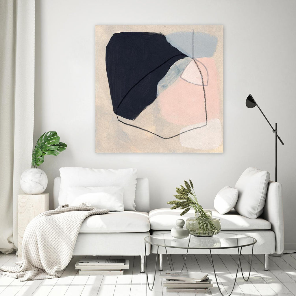 Keystone I by June Vess on GIANT ART - pink abstract abstract