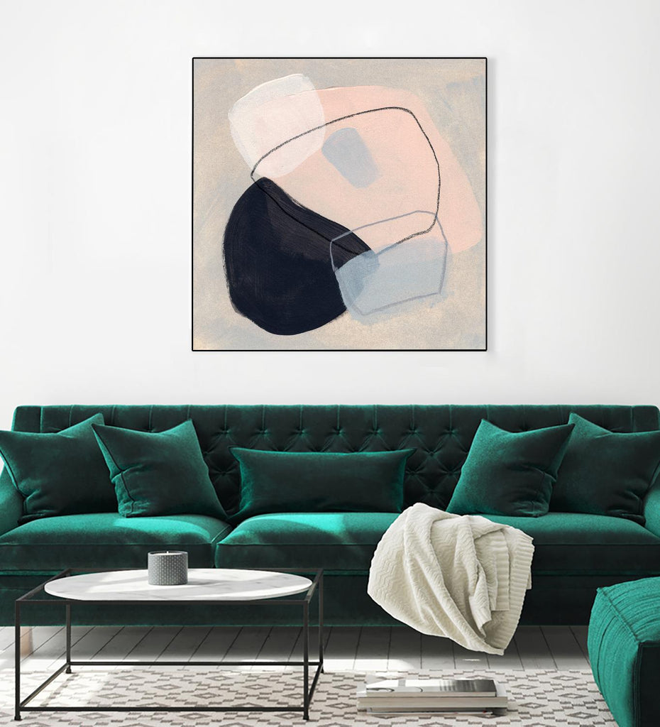Keystone III by June Vess on GIANT ART - beige abstract abstract