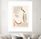 Lounge Abstract I by Victoria Barnes on GIANT ART - pink fashion & figurative abstract