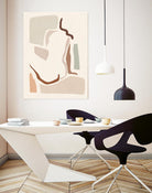 Lounge Abstract I by Victoria Barnes on GIANT ART - pink fashion & figurative abstract