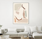 Lounge Abstract I by Victoria Barnes on GIANT ART - pink fashion & figurative abstract