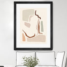 Lounge Abstract I by Victoria Barnes on GIANT ART - pink fashion & figurative abstract