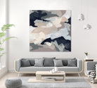Monochrome Currents I by June Vess on GIANT ART - white abstract abstract