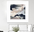 Monochrome Currents I by June Vess on GIANT ART - white abstract abstract