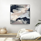 Monochrome Currents I by June Vess on GIANT ART - white abstract abstract