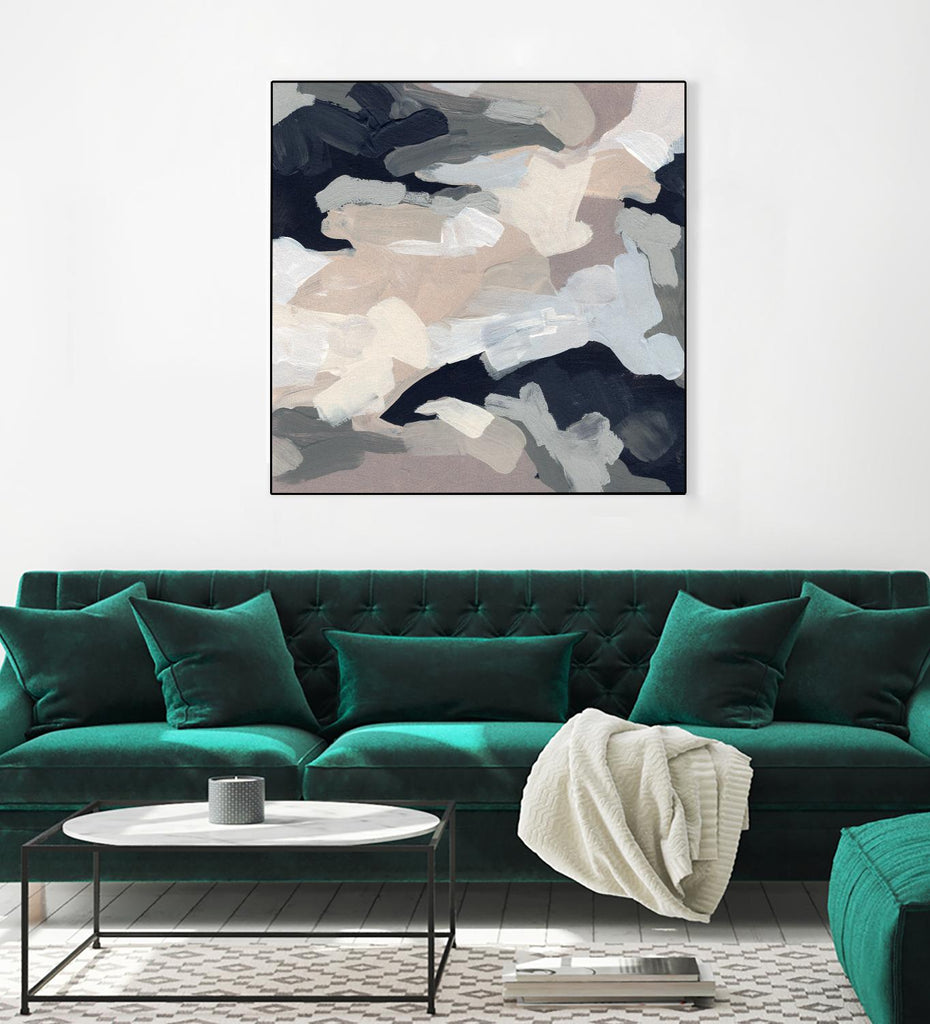 Monochrome Currents I by June Vess on GIANT ART - white abstract abstract