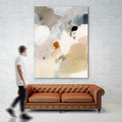 Neutral Scrawl I by Victoria Barnes on GIANT ART - beige abstract abstract