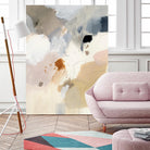 Neutral Scrawl I by Victoria Barnes on GIANT ART - beige abstract abstract