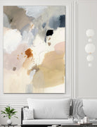 Neutral Scrawl I by Victoria Barnes on GIANT ART - beige abstract abstract